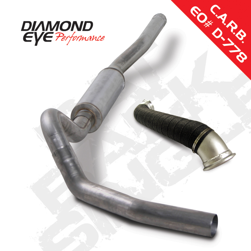 Chevrolet 2500 Performance Exhaust - Diamond Eye Performance - Cat Back - Stainless Steel - `06-`07